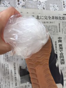 靴底についたガムを取る方法 写真付きで詳しく紹介します